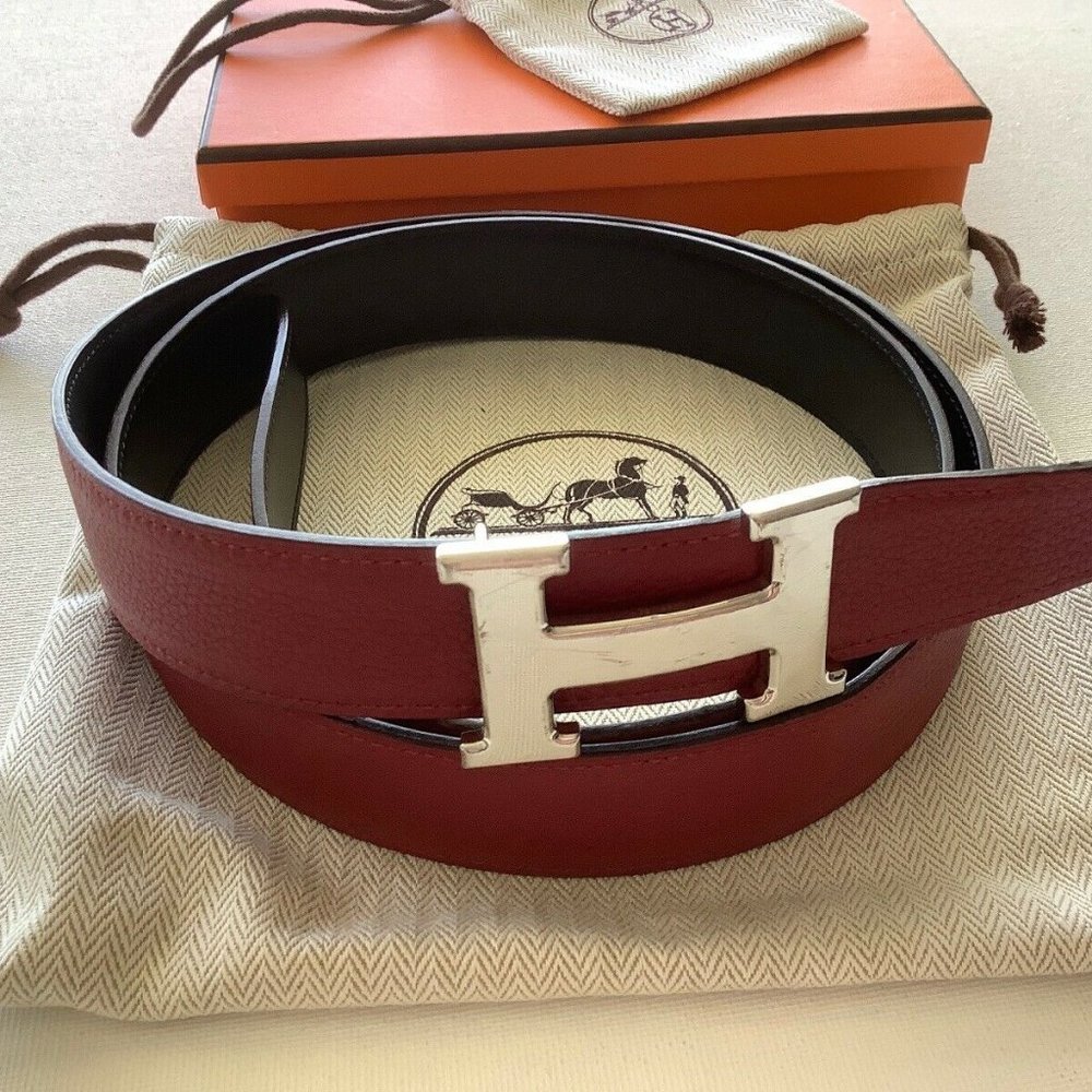 💯Hermès Constance Belt Sz 110 w/ Orig. Pkg 🎁🧾